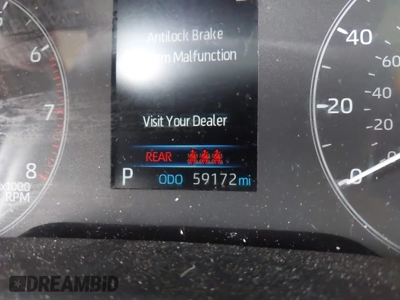 2023 Toyota Corolla Cross Hybrid S with VIN 7MUFBABG0PV004809, listed as a IAAI auction lot 41489550 with 59,172 mi miles and . Bid and sale history available at DreamBid. Image 7.