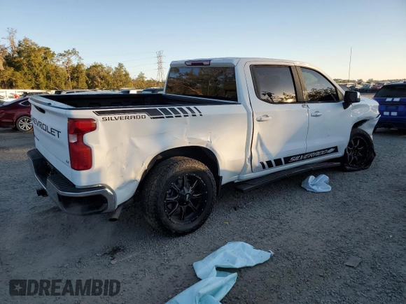 2023 Chevrolet Silverado 1500 LT with VIN 3GCPACEK9PG197876, listed as a Copart auction lot 83309364 with 22,932 mi miles and Salvage Title. Bid and sale history available at DreamBid. Image 3.