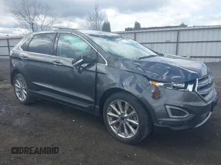 2017 Ford Edge Titanium with VIN 2FMPK4K90HBC22281, listed as a IAAI auction lot 41942400 with 82,111 mi miles. Bid and sale history available at carsss.com. Image 1.