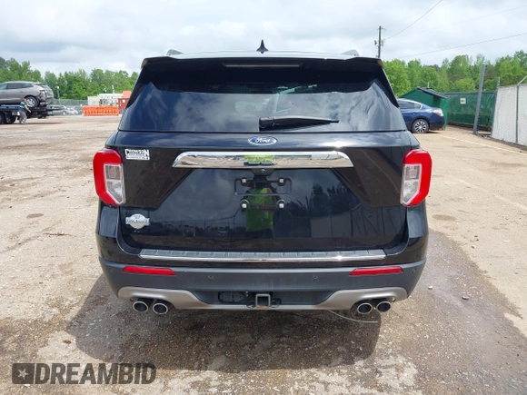 2021 Ford Explorer King Ranch z VIN 1FM5K7LC9MGC20146, wystawiony jako IAAI lot #42121400 z przebiegiem 20 931 mil mil oraz . Historia ofert i sprzedaży dostępna na DreamBid. Obrazek 17.