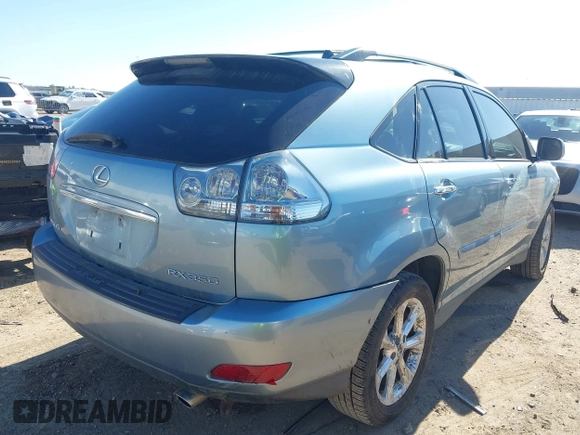 2009 Lexus RX 350 with VIN 2T2GK31UX9C064847, listed as a IAAI auction lot 41166292 with 129,006 mi miles and . Bid and sale history available at DreamBid. Image 4.