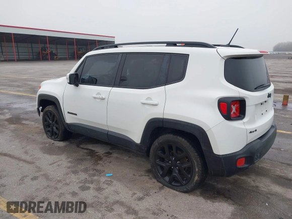 2017 Jeep Renegade Latitude with VIN ZACCJBBB3HPE71456, listed as a IAAI auction lot 41202372 with 72,552 mi miles. Bid and sale history available at carsss.com. Image 3.