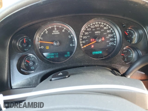 2010 Chevrolet Suburban LT with VIN 1GNUCJE05AR199994, listed as a Copart auction lot 44370655 with 167,356 mi miles and Salvage Title. Bid and sale history available at carsss.com. Image 9.