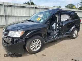2017 Dodge Journey SXT z VIN 3C4PDCBB8HT605255, wystawiony jako Copart lot #70181714 z przebiegiem Nie podano mil oraz Szkoda całkowita • Salvage title. Historia ofert i sprzedaży dostępna na DreamBid. Obrazek 1.