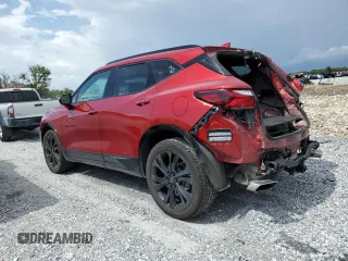 2021 Chevrolet Blazer RS with VIN 3GNKBKRS5MS577440, listed as a Copart auction lot 64374265 with 45,021 mi miles and Non repairable. Bid and sale history available at DreamBid. Image 2.