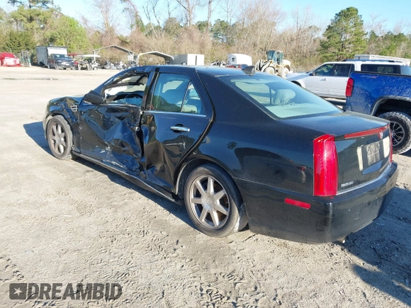 2008 Cadillac STS RWD with VIN 1G6DW67V780104715, listed as a IAAI auction lot 41821944 with Not Provided miles and . Bid and sale history available at DreamBid. Image 3.
