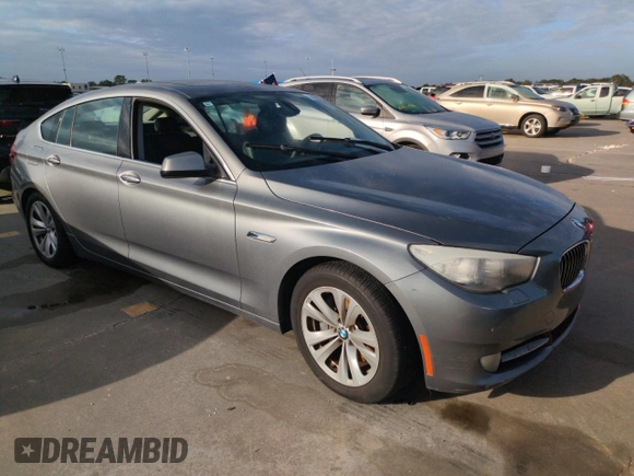 2011 BMW 5 Series GT 535i with VIN WBASN2C53BC201841, listed as a Copart auction lot 74802084 with Not Provided miles and Salvage Title. Bid and sale history available at carsss.com. Image 4.