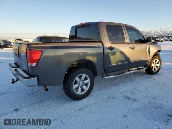 2012 Nissan Titan S with VIN 1N6AA0EJ4CN313589, listed as a Copart auction lot 42149675 with 187,313 mi miles and Salvage Title. Bid and sale history available at carsss.com. Image 3.