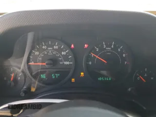 2008 Jeep Wrangler X with VIN 1J4FA24188L567678, listed as a Copart auction lot 60918635 with 185,368 mi miles and Salvage title. Bid and sale history available at DreamBid. Image 9.