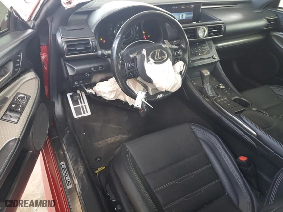 2017 Lexus RC with VIN JTHHA5BC4H5006885, listed as a Copart auction lot 49121085 with 114,238 mi miles and Salvage Title. Bid and sale history available at carsss.com. Image 8.