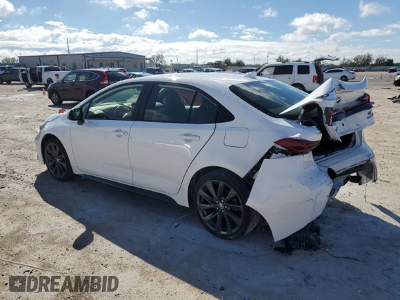 2023 Toyota Corolla Hybrid LE with VIN JTDBCMFE0PJ009313, listed as a Copart auction lot 46542735 with 74,526 mi miles and Non Repairable. Bid and sale history available at carsss.com. Image 2.