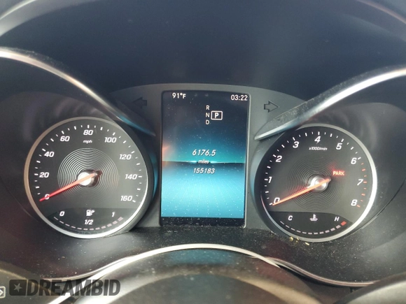 2019 Mercedes-Benz C 300 with VIN WDDWJ8DB2KF811645, listed as a Copart auction lot 45507975 with 155,183 mi miles and Clean title. Bid and sale history available at DreamBid. Image 9.