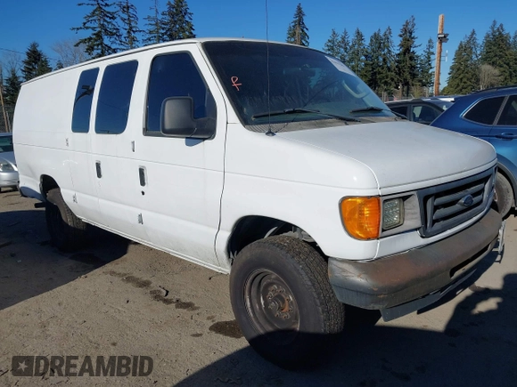 2006 Ford Econoline Cargo with VIN 1FTSS34L26DB14785, listed as a IAAI auction lot 41421286 with 202,580 mi miles and . Bid and sale history available at DreamBid. Image 6.