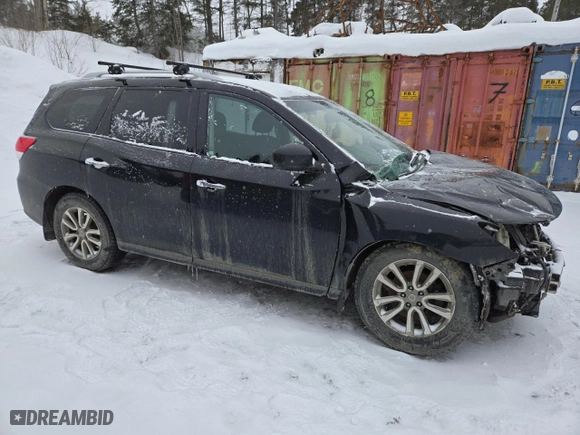 2015 Nissan Pathfinder Platinum with VIN 5N1AR2MM4FC658930, listed as a Copart auction lot 47400155 with 197,442 mi miles and Salvage Title. Bid and sale history available at carsss.com. Image 4.