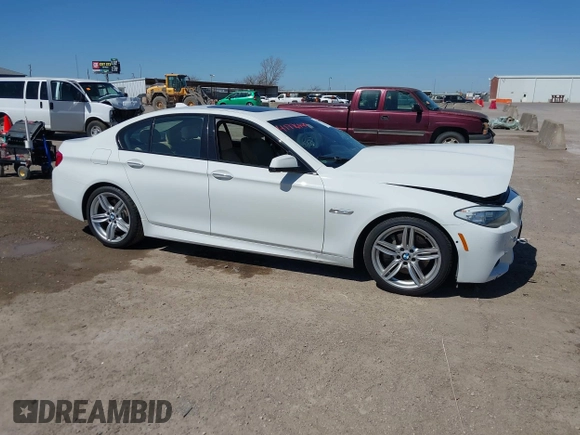 2013 BMW 5 Series 550i with VIN WBAFR9C5XDDX79916, listed as a IAAI auction lot 41776449 with 126,506 mi miles and . Bid and sale history available at carsss.com. Image 13.