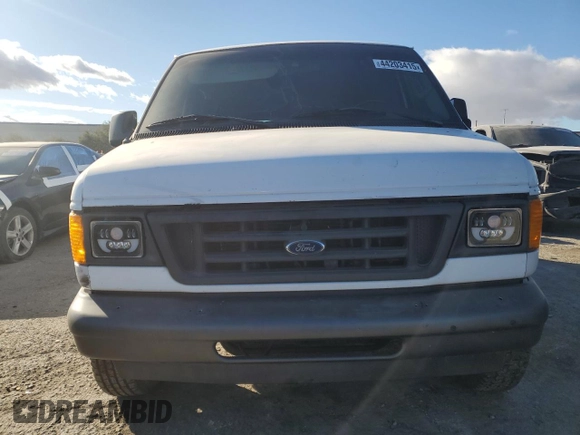 2003 Ford Econoline Cargo with VIN 1FTRE14213HB16422, listed as a Copart auction lot 44203415 with 87,658 mi miles and Salvage Title. Bid and sale history available at carsss.com. Image 5.