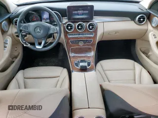2018 Mercedes-Benz C 300 with VIN 55SWF4KBXJU258929, listed as a Copart auction lot 64697985 with 47,264 mi miles and Clean title. Bid and sale history available at DreamBid. Image 8.