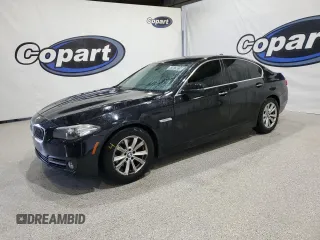 2015 BMW 5 Series 528i with VIN WBA5A5C56FD518054, listed as a Copart auction lot 63079015 with 105,559 mi miles and Clean title. Bid and sale history available at DreamBid. Image 1.