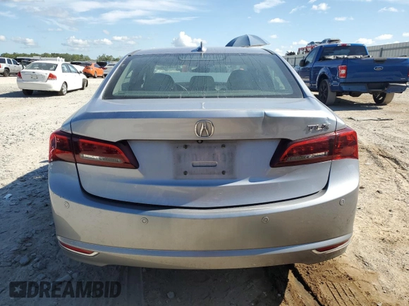 2016 Acura TLX Advance with VIN 19UUB2F77GA007996, listed as a Copart auction lot 62383035 with 129,642 mi miles and Salvage title. Bid and sale history available at DreamBid. Image 6.