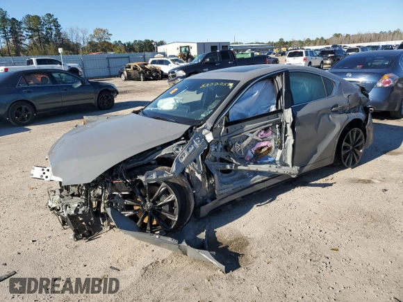2024 Lexus IS 350 F Sport z VIN JTHBZ1B29R5080383, wystawiony jako Copart lot #83220514 z przebiegiem Nie podano mil oraz Szkoda całkowita • Salvage title. Historia ofert i sprzedaży dostępna na DreamBid. Obrazek 1.