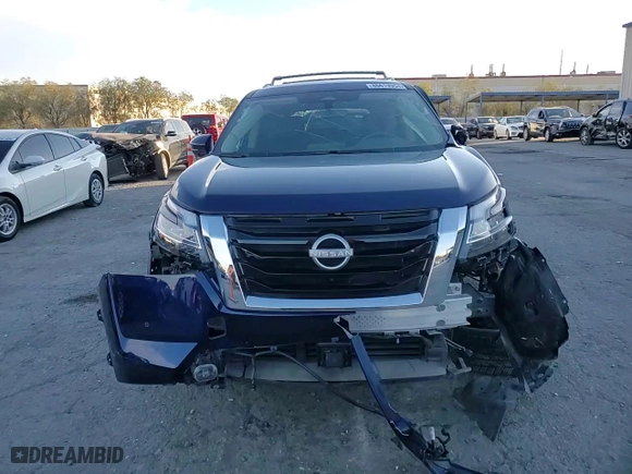 2024 Nissan Pathfinder SL with VIN 5N1DR3CC6RC252552, listed as a Copart auction lot 86619954 with 3,509 mi miles and Salvage Title. Bid and sale history available at carsss.com. Image 14.
