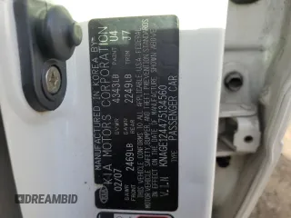 2007 Kia Optima EX with VIN KNAGE124475134560, listed as a Copart auction lot 85564384 with 106,233 mi miles and Salvage Title. Bid and sale history available at carsss.com. Image 15.