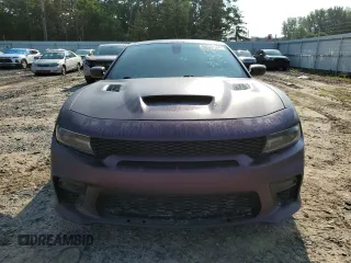 2019 Dodge Charger SRT Hellcat with VIN 2C3CDXL95KH598366, listed as a Copart auction lot 68526184 with 82,679 mi miles and Salvage Title. Bid and sale history available at DreamBid. Image 5.