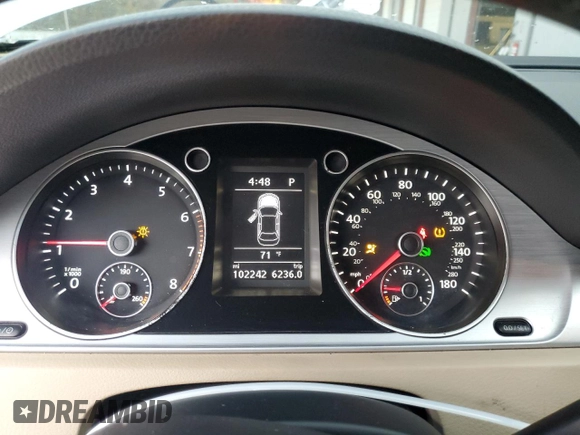 2014 Volkswagen CC Sport with VIN WVWBN7AN2EE507523, listed as a Copart auction lot 81892814 with 102,242 mi miles and Salvage Title. Bid and sale history available at carsss.com. Image 9.