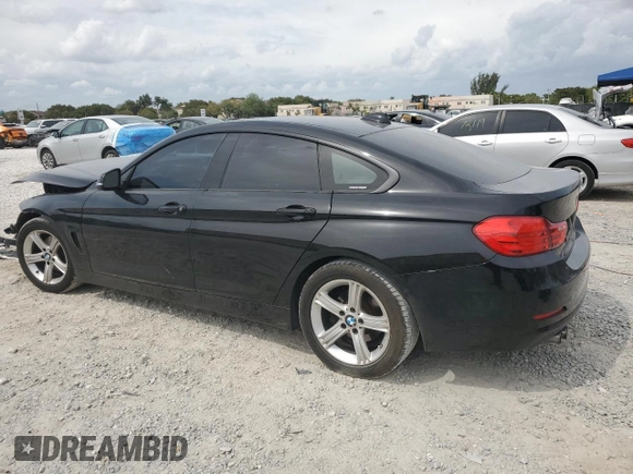 2015 BMW 4 Series 428i with VIN WBA4A5C55FG051557, listed as a Copart auction lot 47899115 with 91,292 mi miles and Salvage Title. Bid and sale history available at DreamBid. Image 2.