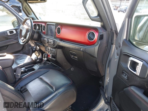 2020 Jeep Wrangler Unlimited Rubicon with VIN 1C4HJXFN4LW136516, listed as a IAAI auction lot 41874403 with 87,576 mi miles. Bid and sale history available at carsss.com. Image 5.