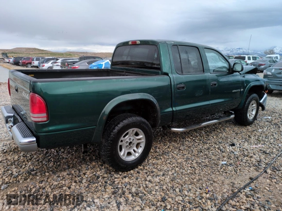 2001 Dodge Dakota Sport with VIN 1B7HG2AN71S340563, listed as a Copart auction lot 50101085 with 222,331 mi miles and Salvage Title. Bid and sale history available at carsss.com. Image 3.