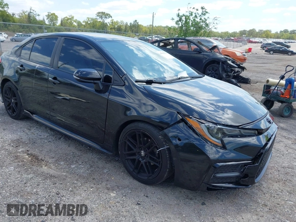 2021 Toyota Corolla SE with VIN 5YFS4MCE5MP076756, listed as a IAAI auction lot 41915379 with 109,975 mi miles. Bid and sale history available at carsss.com. Image 1.