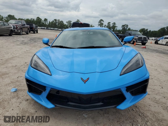 2021 Chevrolet Corvette 1LT with VIN 1G1YA2D42M5114172, listed as a Copart auction lot 70053944 with 0 mi miles and Salvage Title. Bid and sale history available at carsss.com. Image 5.