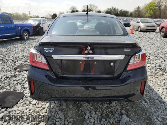 2023 Mitsubishi Mirage ES with VIN ML32FUFJ8PHF00536, listed as a Copart auction lot 51511005 with 65,635 mi miles and Salvage title. Bid and sale history available at DreamBid. Image 6.