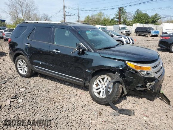 2015 Ford Explorer XLT with VIN 1FM5K8D83FGA60414, listed as a Copart auction lot 54174695 with 100,635 mi miles and Salvage Title. Bid and sale history available at carsss.com. Image 4.