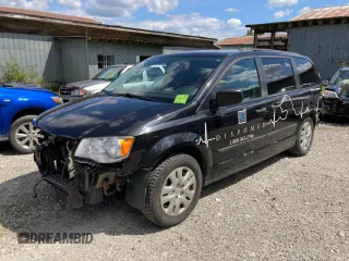 2017 Dodge Grand Caravan SE Plus z VIN 2C4RDGBG0HR871335, wystawiony jako Copart lot #55605415 z przebiegiem 194 108 mil mil oraz Szkoda całkowita • Salvage title. Historia ofert i sprzedaży dostępna na DreamBid. Obrazek 1.