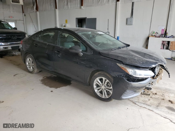 2019 Chevrolet Cruze LS with VIN 1G1BC5SM0K7151081, listed as a Copart auction lot 49641695 with 88,141 mi miles and Salvage Title. Bid and sale history available at carsss.com. Image 4.