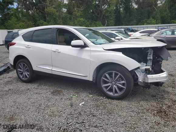 2023 Acura RDX w/Technology Package with VIN 5J8TC1H51PL004739, listed as a Copart auction lot 62751094 with 0 mi miles and Salvage Title. Bid and sale history available at carsss.com. Image 4.