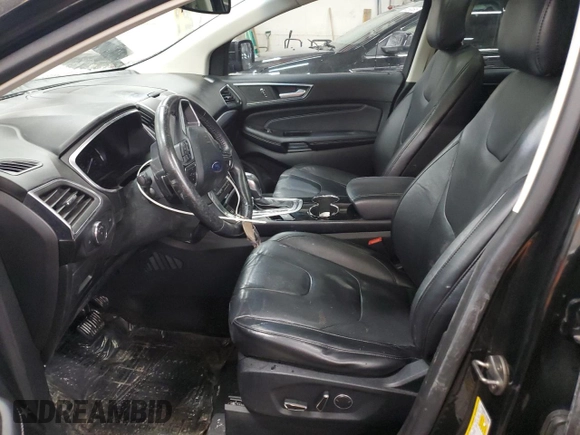 2015 Ford Edge Titanium with VIN 2FMTK4K96FBB69792, listed as a Copart auction lot 45319865 with 158,335 mi miles and Salvage Title. Bid and sale history available at carsss.com. Image 7.
