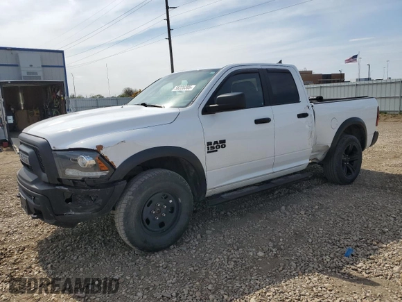 2021 Ram 1500 Warlock z VIN 1C6RR7GG7MS510498, wystawiony jako Copart lot #56228385 z przebiegiem 48 116 mil mil oraz Szkoda całkowita • Salvage title. Historia ofert i sprzedaży dostępna na DreamBid. Obrazek 1.