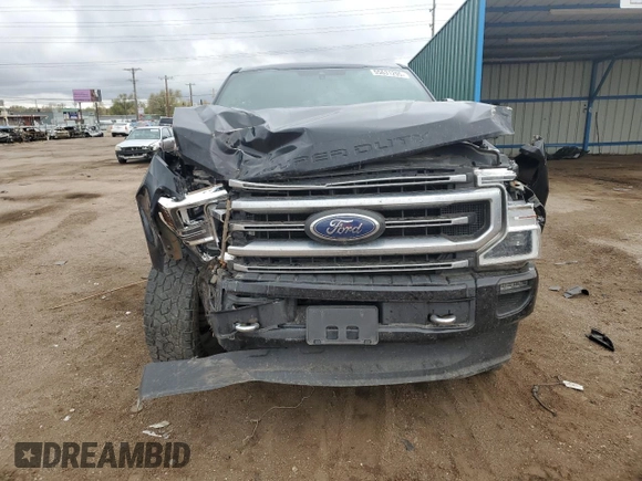 2020 Ford F-250 XL with VIN 1FT8W2BT7LEE77472, listed as a Copart auction lot 55631295 with 82,010 mi miles and Salvage title. Bid and sale history available at DreamBid. Image 5.