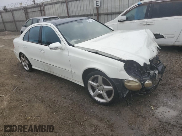 2009 Mercedes-Benz E-Class Luxury 3.5L with VIN WDBUF56X09B437014, listed as a Copart auction lot 85809224 with 168,431 mi miles and Salvage Title. Bid and sale history available at carsss.com. Image 4.