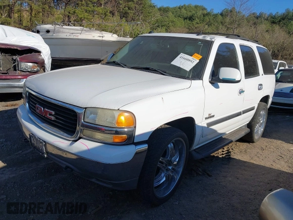2005 GMC Yukon SLT z VIN 1GKEC13T85R204447, wystawiony jako IAAI lot #41660892 z przebiegiem 260 209 mil mil oraz . Historia ofert i sprzedaży dostępna na DreamBid. Obrazek 2.