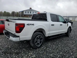 2024 Ford F-150 STX with VIN 1FTEW2LP0RKD27766, listed as a Copart auction lot 52286875 with 9,880 mi miles and Salvage Title. Bid and sale history available at carsss.com. Image 3.