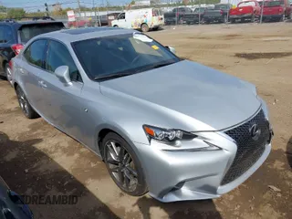 2015 Lexus IS 250 with VIN JTHCF1D27F5017627, listed as a IAAI auction lot 41797055 with 68,700 mi miles. Bid and sale history available at carsss.com. Image 1.