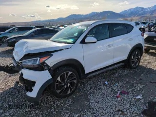 2019 Hyundai Tucson Sport z VIN KM8J3CAL7KU871099, wystawiony jako Copart lot #87232004 z przebiegiem 92 338 mil mil oraz Szkoda całkowita • Salvage title. Historia ofert i sprzedaży dostępna na DreamBid. Obrazek 1.