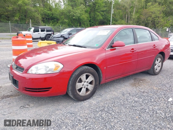 2008 Chevrolet Impala LT with VIN 2G1WT55N781250671, listed as a IAAI auction lot 42205708 with 171,362 mi miles and . Bid and sale history available at DreamBid. Image 2.