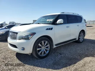 2011 Infiniti QX56 7-passenger with VIN JN8AZ2NF9B9503581, listed as a Copart auction lot 48636515 with 202,736 mi miles and Clean Title. Bid and sale history available at carsss.com. Image 1.
