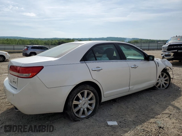2010 Lincoln MKZ with VIN 3LNHL2GC9AR620509, listed as a Copart auction lot 54295995 with Not Provided miles and Clean Title. Bid and sale history available at DreamBid. Image 3.