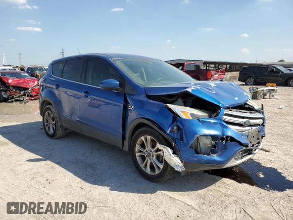 2017 Ford Escape SE with VIN 1FMCU0GD7HUE53980, listed as a Copart auction lot 50072095 with 112,891 mi miles and Salvage Title. Bid and sale history available at carsss.com. Image 4.